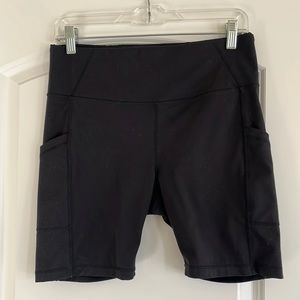 Black Prana bike shorts- size medium